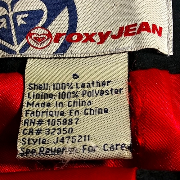 Roxy Jeans Blk. Suede Leather Skirt. - Picture 3 of 7